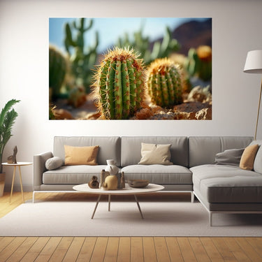 Barrel Cactus Painting